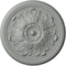 Ekena Millwork Legacy Acanthus Ceiling Medallion (Fits Canopies up to 3 1/2"), 12 3/4"OD x 7/8"P, Primed White CM12LE - alternate 1